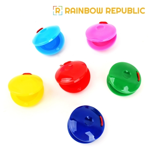 레인보우리퍼블릭 컬러 캐스터네츠(네이비)