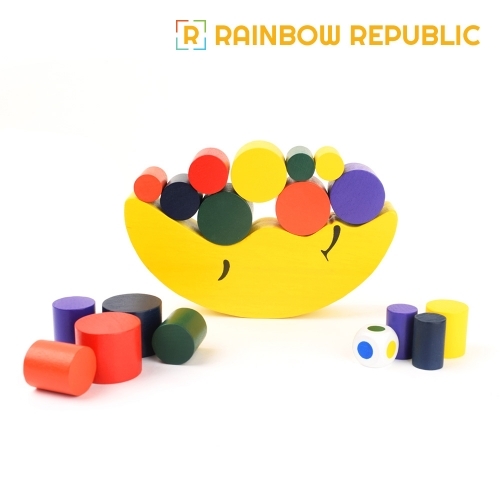 레인보우리퍼블릭 달 모양 쌓기 놀이