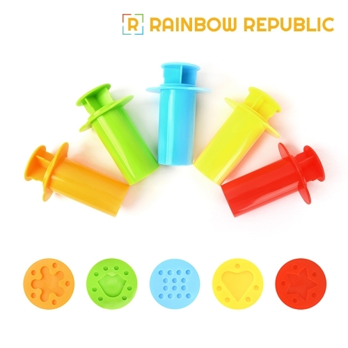레인보우리퍼블릭 클레이 주사기 5종 세트