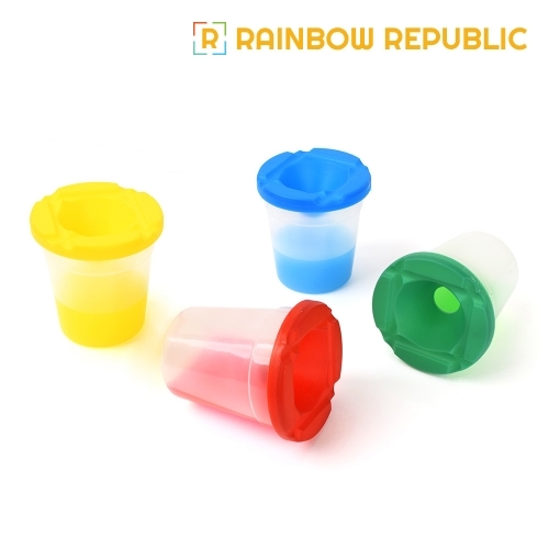 레인보우리퍼블릭 어린이 물감통 4종 세트