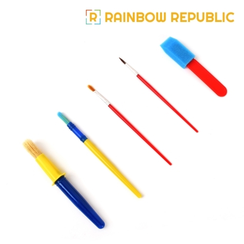 레인보우리퍼블릭 미술 붓 브러쉬 5종 세트