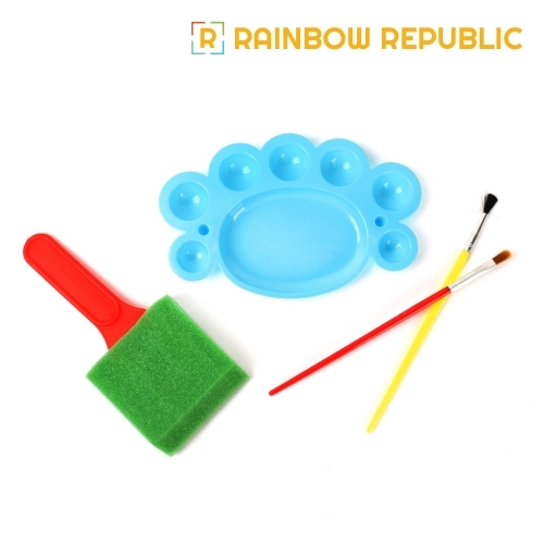 레인보우리퍼블릭 미니 파레트 브러쉬 3종 세트