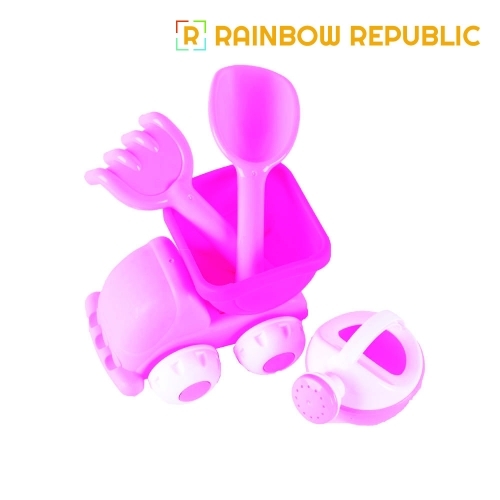 레인보우리퍼블릭 미니트럭 모래놀이(핑크)