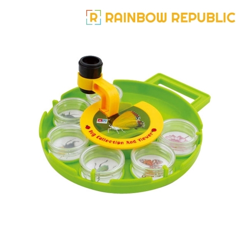 레인보우리퍼블릭 빙글 곤충 현미경