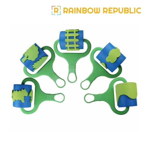 레인보우리퍼블릭 EVA 대형 롤러 5종 세트(자연)