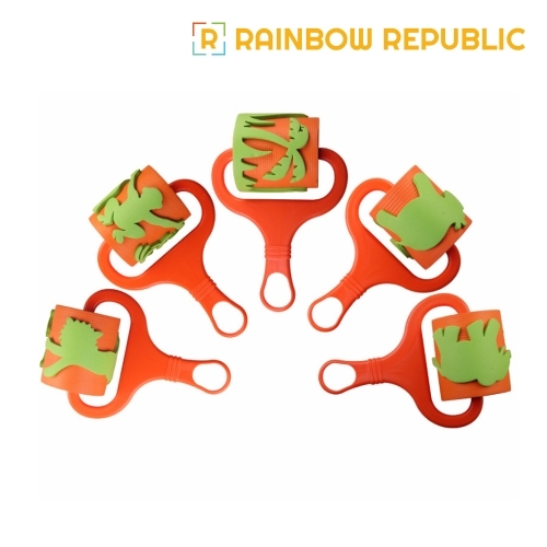 레인보우리퍼블릭 EVA 대형 롤러 5종 세트(정글)