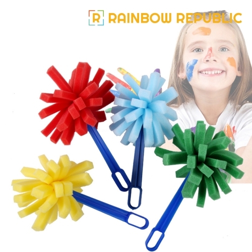 레인보우리퍼블릭 스펀지 붓 4종세트