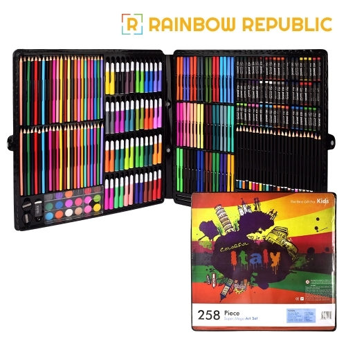레인보우리퍼블릭 종합 미술 세트 258pcs