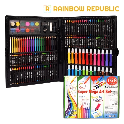 레인보우리퍼블릭 종합 미술 세트 168pcs