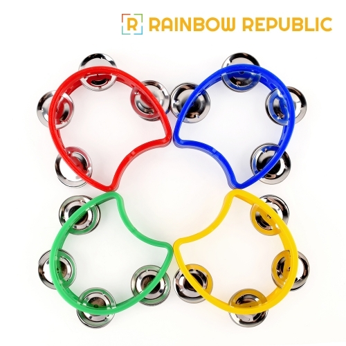 레인보우리퍼블릭 미니 탬버린(옐로우)