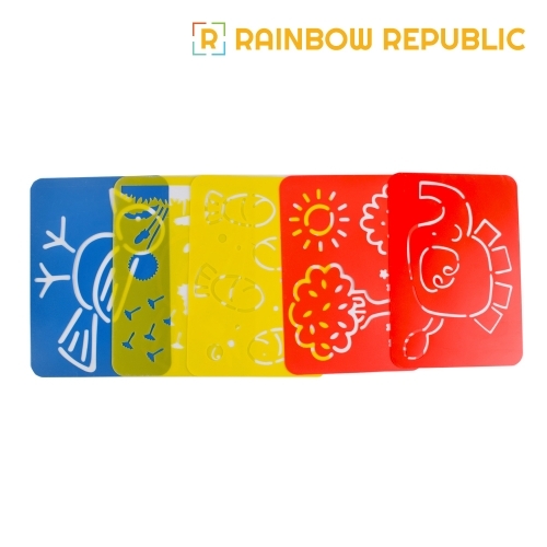 레인보우리퍼블릭 스텐실 판 5종세트