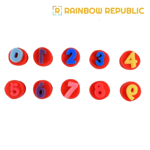 레인보우리퍼블릭 숫자 스탬프