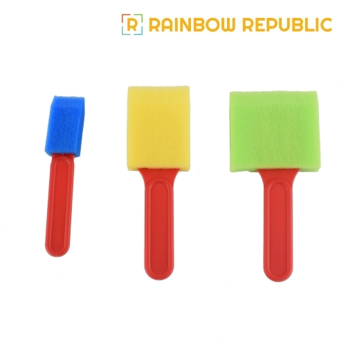 레인보우리퍼블릭 납작 브러쉬 3종 세트