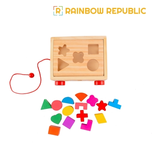 레인보우리퍼블릭 미니 도형놀이 큐브