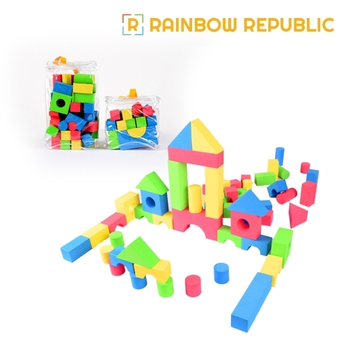 레인보우리퍼블릭 EVA 폼 블럭 30pcs