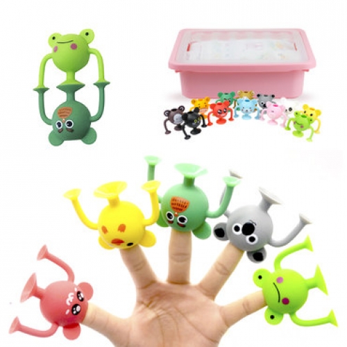 실리콘애니멀블럭 84pcs