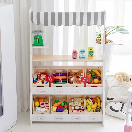 빅 키즈 마켓 세트 [프레임 + 소품 A,B]