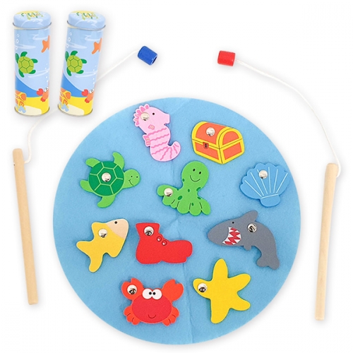 첨벙 원목 낚시놀이