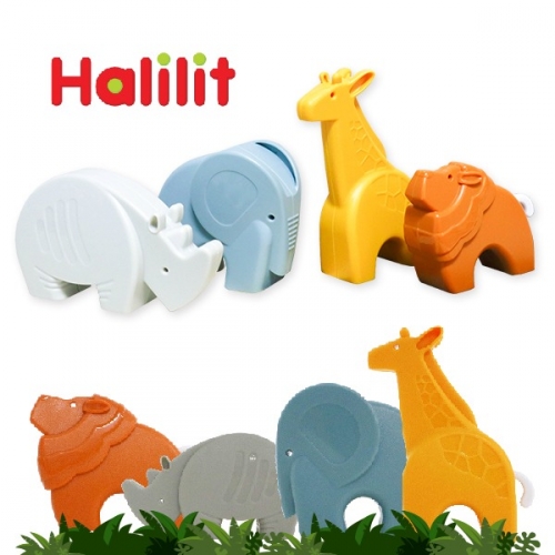 할릴릿 사바나 애니멀 쉐이커 4종세트