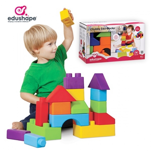 에듀쉐이프 파스텔 블럭 36Pcs