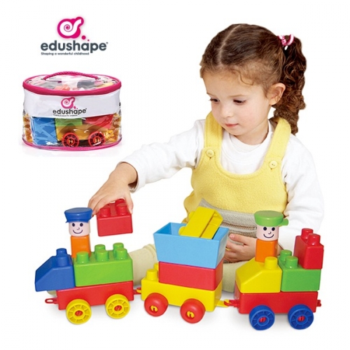 에듀쉐이프 기차블럭 30Pcs