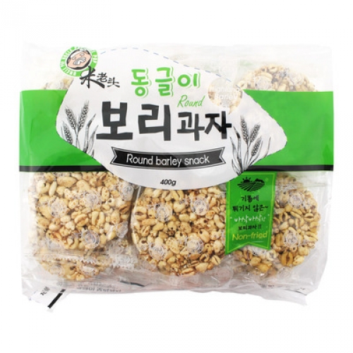 엉클팝 동글이 보리과자 400g