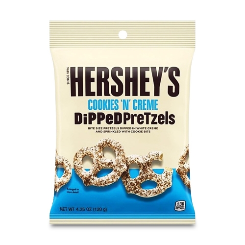 허쉬 쿠키앤크림 딥피드 프리첼 120g