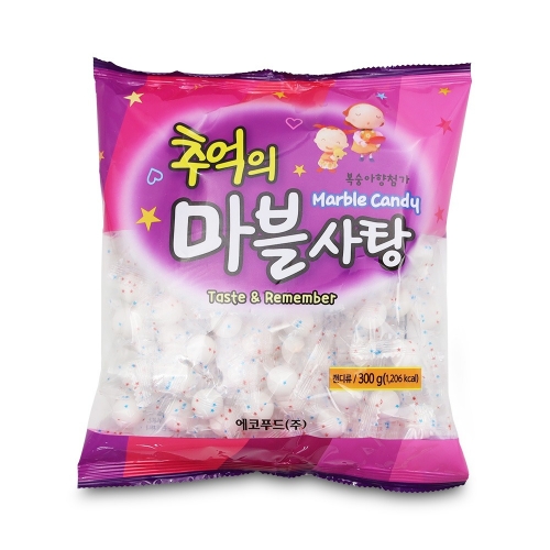 에코푸드 추억의 마블사탕 300g