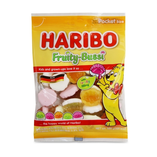 하리보 프루티부시 100g