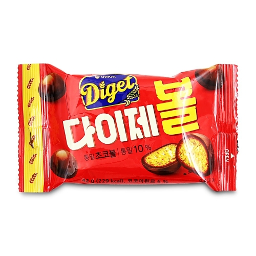 오리온 다이제볼 42g