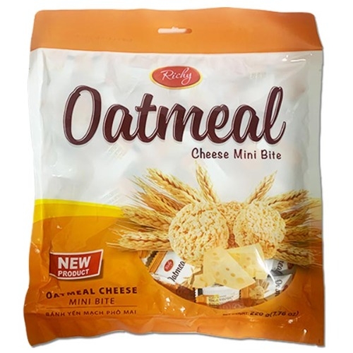 오트밀 치즈 미니 바이트 귀리 과자 220g (약 80개 낱개포장)
