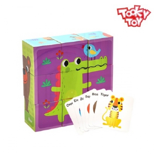 투키토이 동물 6면 큐브 퍼즐