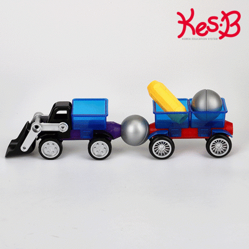 크리에듀 믹스매치 자석 차 52pcs