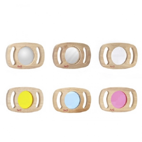 손잡이 거울과 색깔놀이