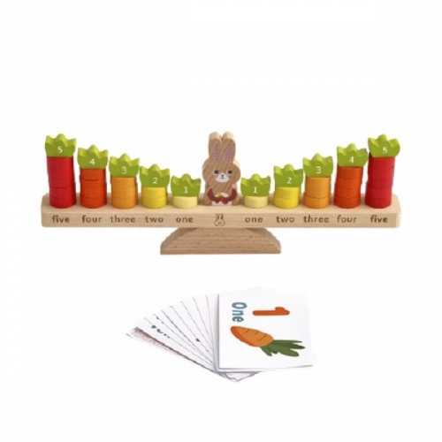 튼튼 바니 원목 저울