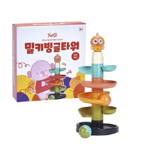 튼튼 밀키 빙글 타워