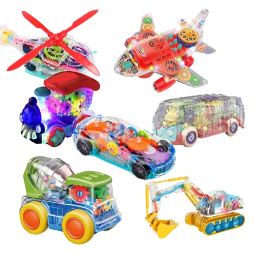 불빛나는 교통기관 7종세트 (보관함포함)