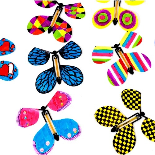 kc인증 고무동력 나비만들기(날으는 나비)/과학만들기