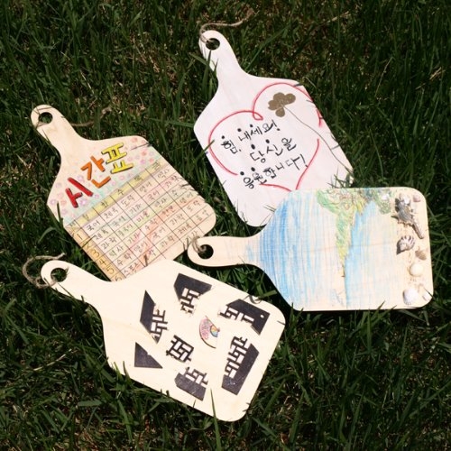 그리기용 도마액자(나무액자꾸미기)/15*28cm