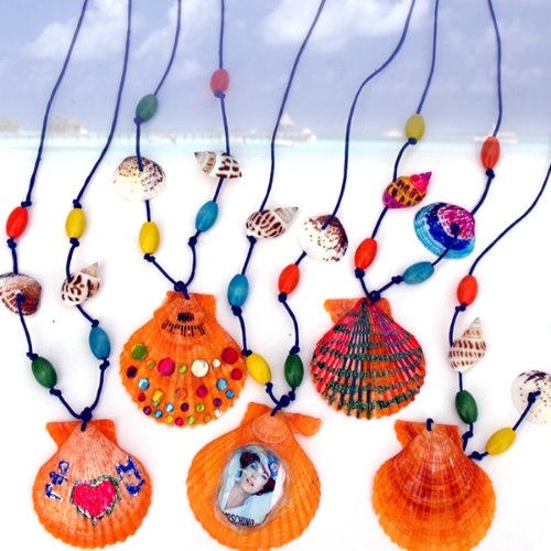 조개껍질 비즈목걸이만들기(고급형)