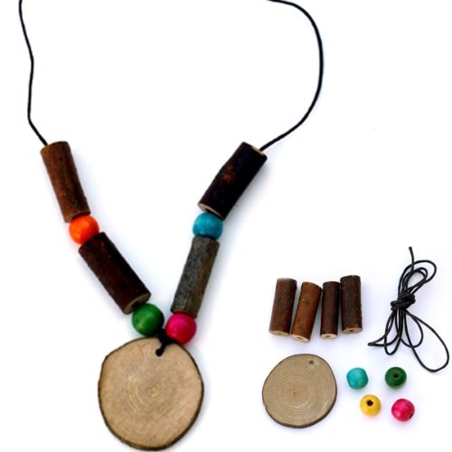 통원목 나무목걸이만들기