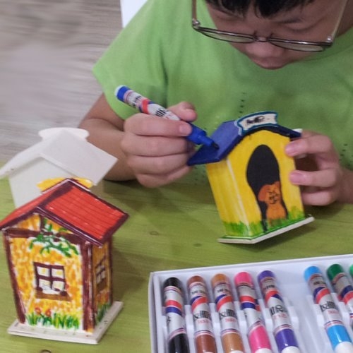 나무저금통만들기(집)