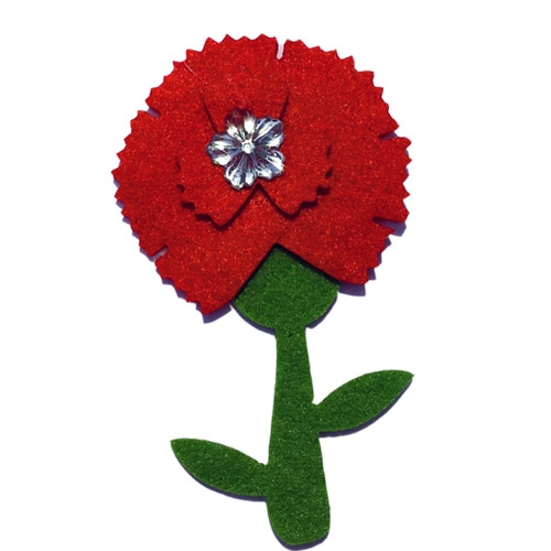 부직포 카네이션꽃