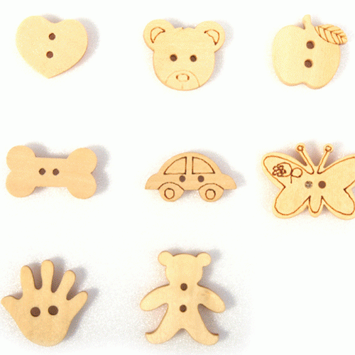 나무단추(50pcs) 신상추가