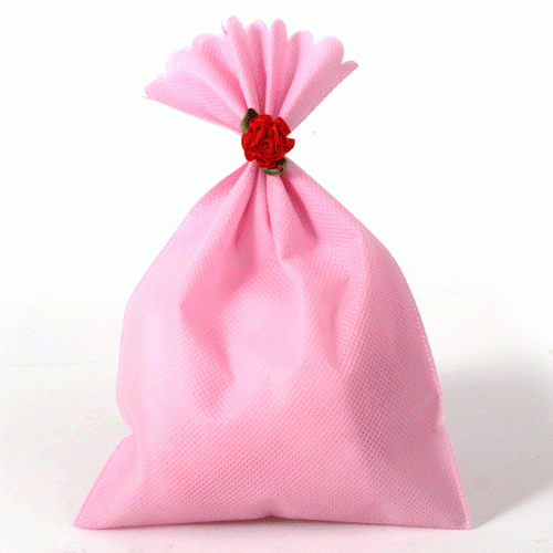 부직포 꽃복주머니