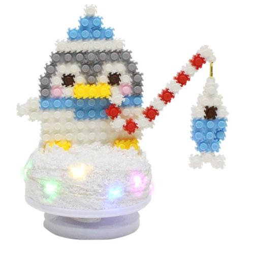 이지 툭툭블럭 크리스마스 무드등_펭귀니 오르골