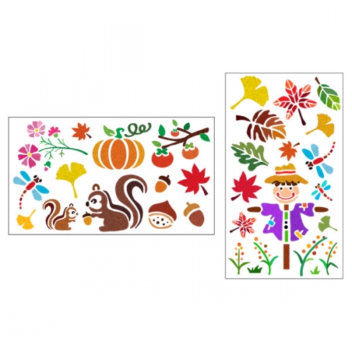 [탑키드] 스텐실 도안 (2장 가을1,2)