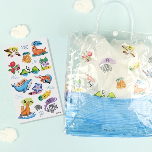 [메이크문구]독도 투명스티커