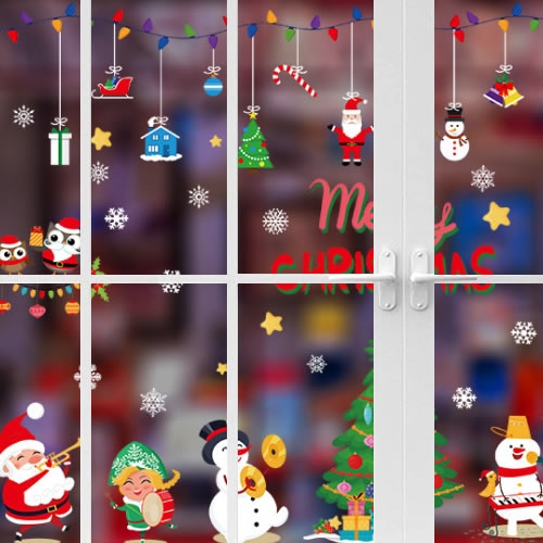 크리스마스 창문 스티커