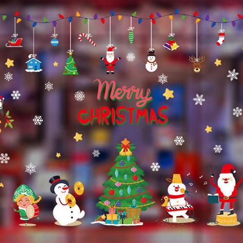 크리스마스 창문 스티커